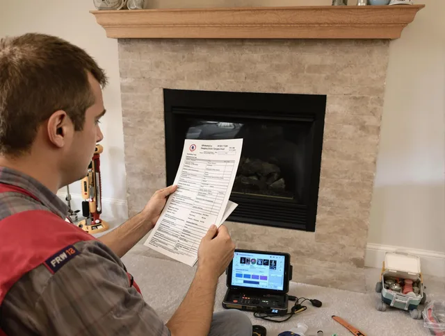 Thorough chimney inspection by Green Chimney Sweep in Green, OH